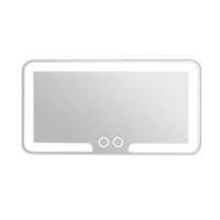 Car Sun Visor Makeup Mirror, LED Touch Screen Adjustable Brightness Auto Interior Makeup HD Mirror, Rechargeable Vanity Mirror,girly car accessories,car stuff