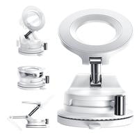 LISEN  iphone 17  Vacuum MagSafe Car Mount  Magnetic Phone Holder, 360° Adjustable for MagSafe Car Holder Foldable Suction Phone Mount for Car, for Garmin GPS/Mirror/Smooth Surface, for iPhone 17 Pro Max 16